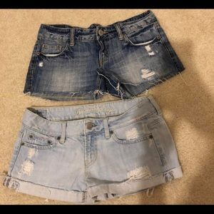 2 American Eagle denim shorts